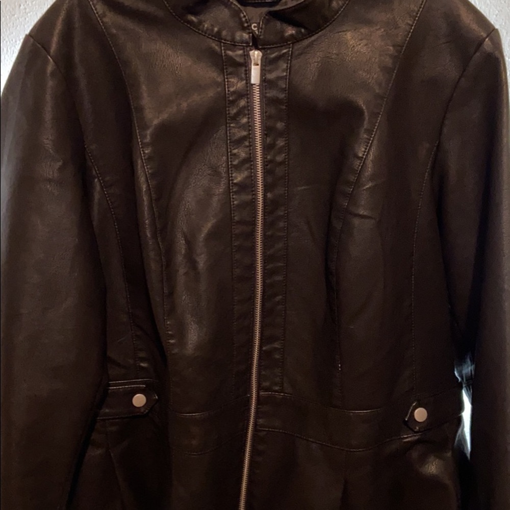 Bacini Black leather women’s jacket